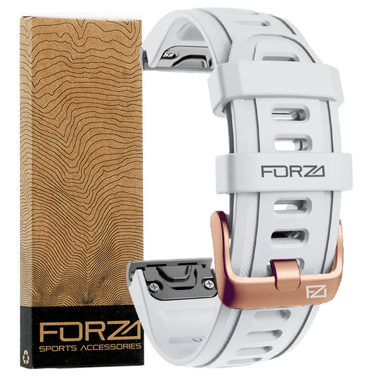 FORZA Elite 20mm Quick Release Strap with Rose Gold Buckle