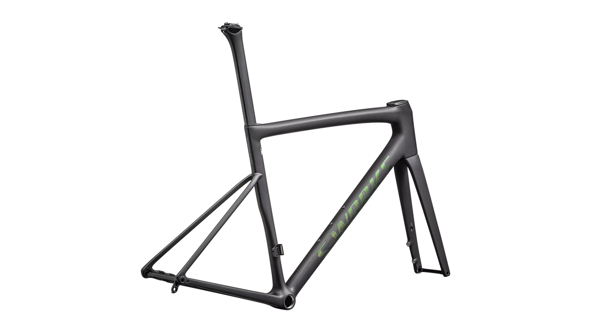 S-Works Tarmac SL8 Frameset - Ready to Paint - RTP Carbon / Chameleon Silver Green