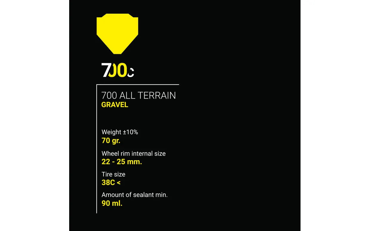 PANZER GRAVEL 700C LIGHT WEIGHT WHEEL INSERTS