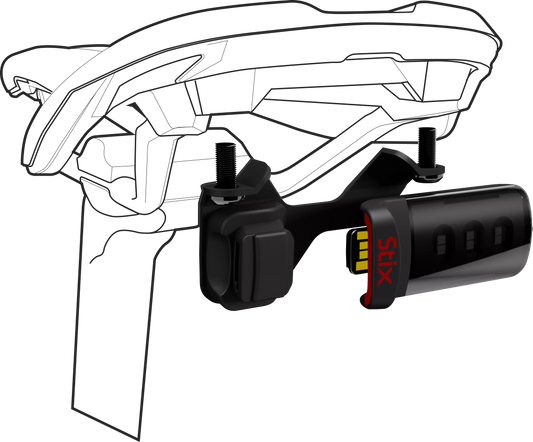 Stix Saddle Mount - Black