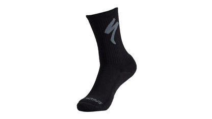 Merino Midweight Tall Logo Socks