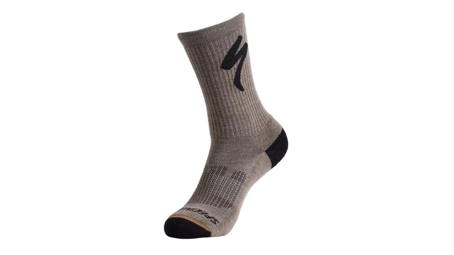 Merino Midweight Tall Logo Socks