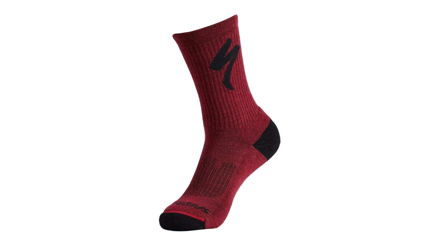 Merino Midweight Tall Logo Socks