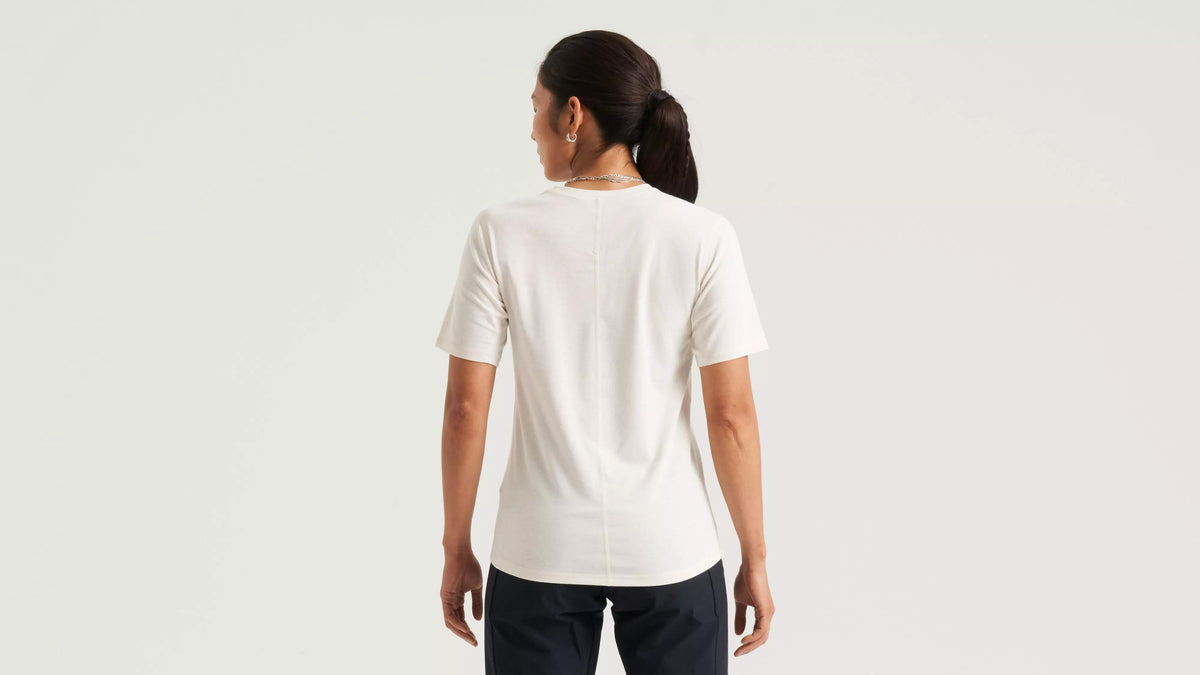 Women's Traction Short Sleeve Tee - Birch White