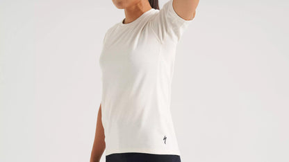 Women's Traction Short Sleeve Tee - Birch White
