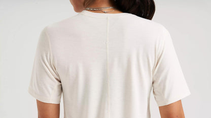 Women's Traction Short Sleeve Tee - Birch White