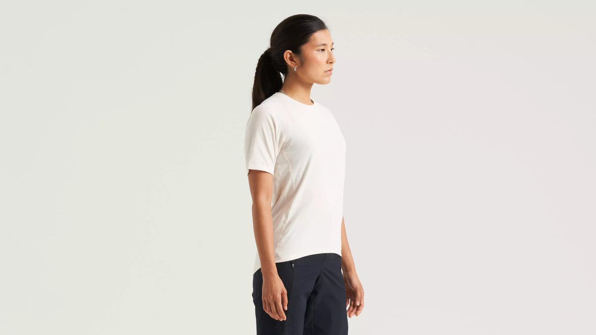 Women's Traction Short Sleeve Tee - Birch White