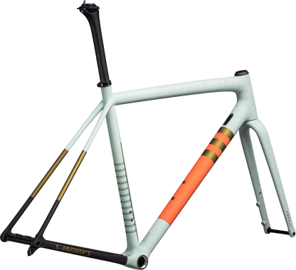 S-Works Crux Frameset - Satin White Sage / Cactus Bloom / Midnight Shadow Speckle