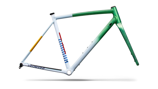 Crux DSW Frameset - D'Aluisio Smartweld Alloy - Oasis Tint Flake Silver Morning Mist / Purple Haze