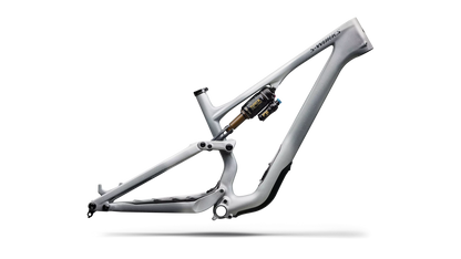 S-Works Stumpjumper 15 EVO Frameset - Satin Shadow Silver / Ashen Grey / Gloss Black Liquid Metal