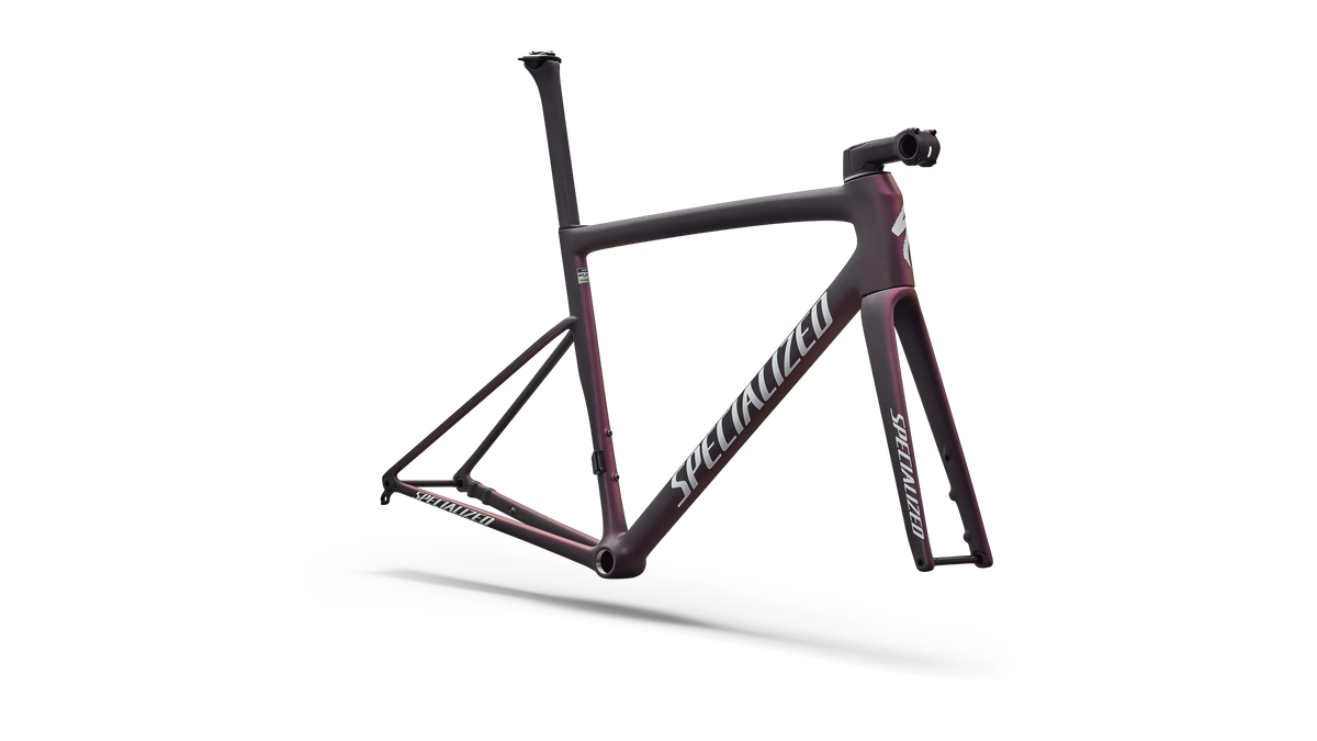Tarmac SL8 Frameset - FACT 10r Carbon - Satin Carbon / Red Pearl / Metallic White Silver