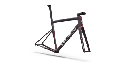 Tarmac SL8 Frameset - FACT 10r Carbon - Satin Carbon / Red Pearl / Metallic White Silver
