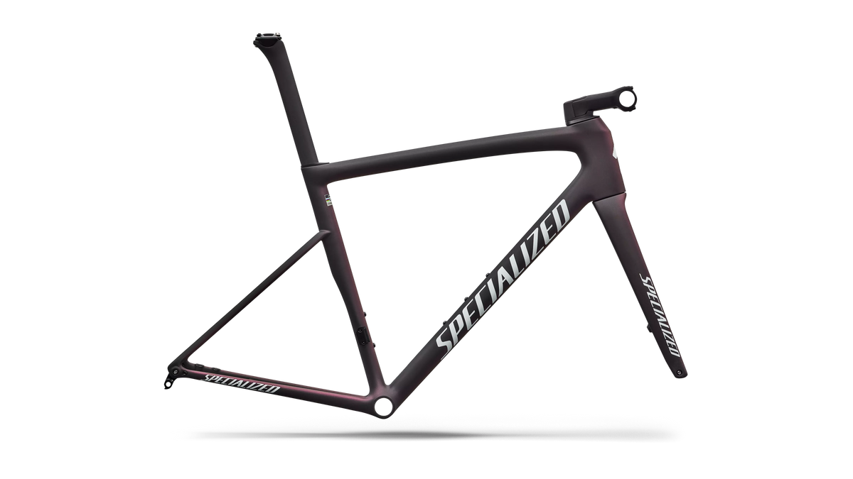 Tarmac SL8 Frameset - FACT 10r Carbon - Satin Carbon / Red Pearl / Metallic White Silver