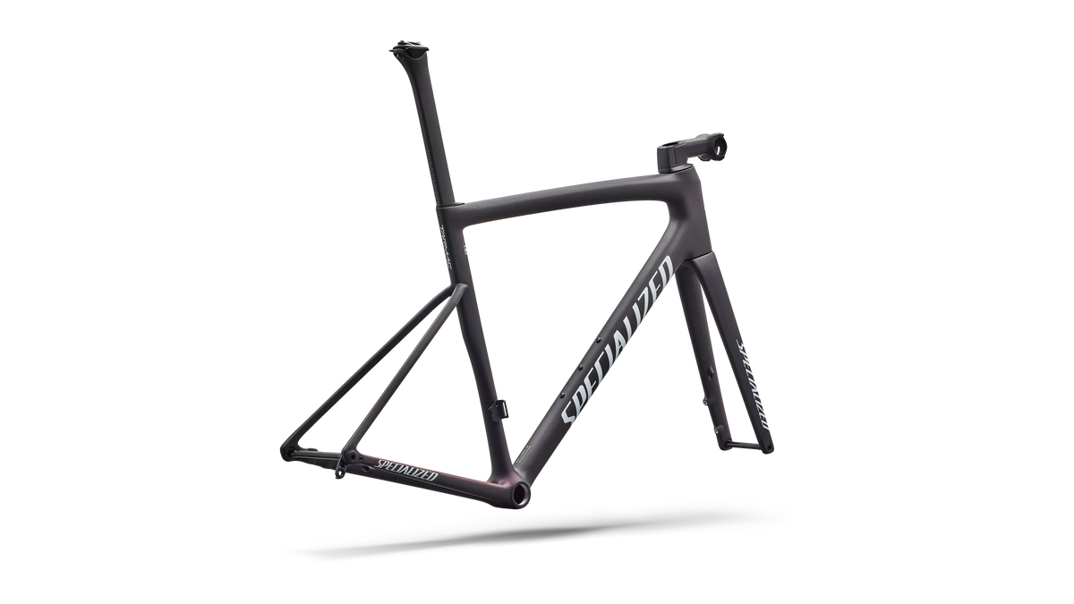 Tarmac SL8 Frameset - FACT 10r Carbon - Satin Carbon / Red Pearl / Metallic White Silver