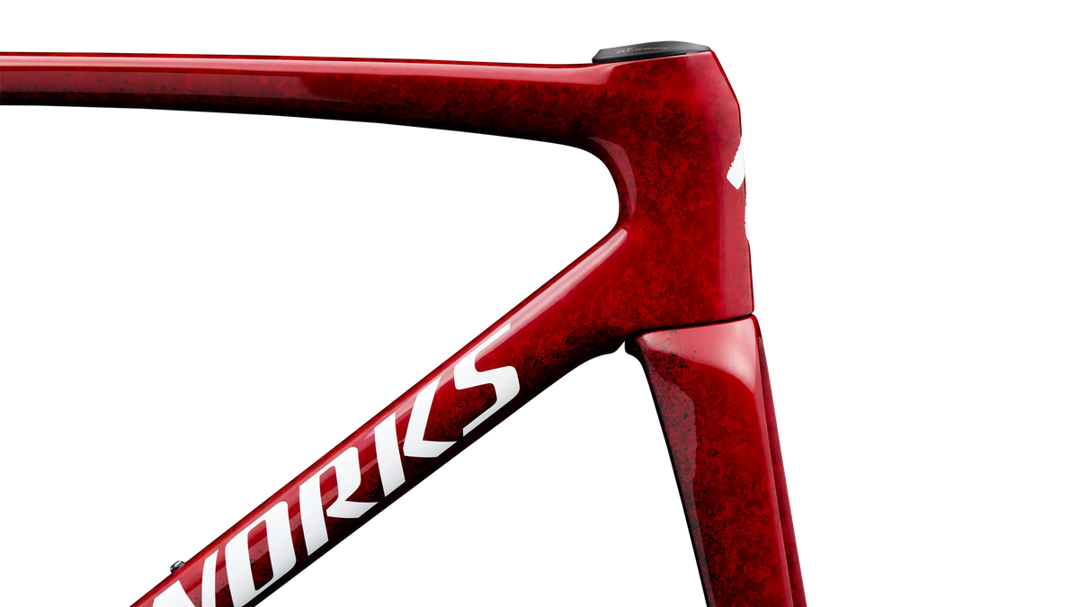 S-Works Tarmac SL9 Frameset with FACT 12r Carbon - Gloss Vivid Red / Tarmac Black / White