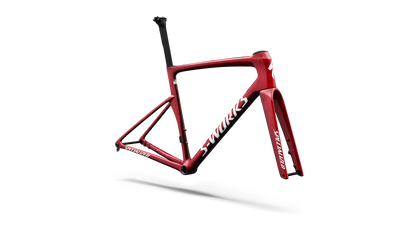 S-Works Tarmac SL9 Frameset with FACT 12r Carbon - Gloss Vivid Red / Tarmac Black / White