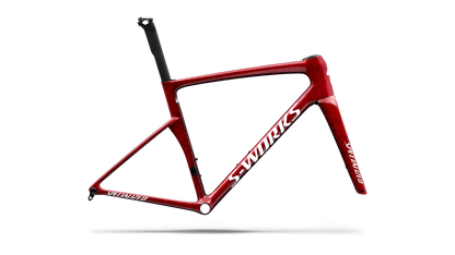 S-Works Tarmac SL9 Frameset with FACT 12r Carbon - Gloss Vivid Red / Tarmac Black / White