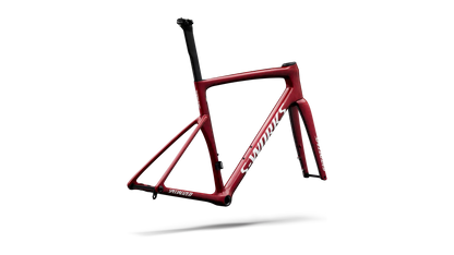 S-Works Tarmac SL9 Frameset with FACT 12r Carbon - Gloss Vivid Red / Tarmac Black / White