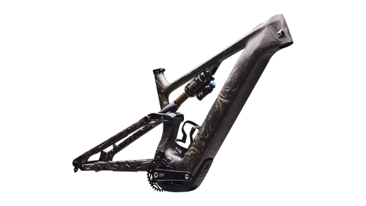 S-Works Turbo Levo 4 Frameset - Taupe / Gunmetal Strata / Metallic Obsidian