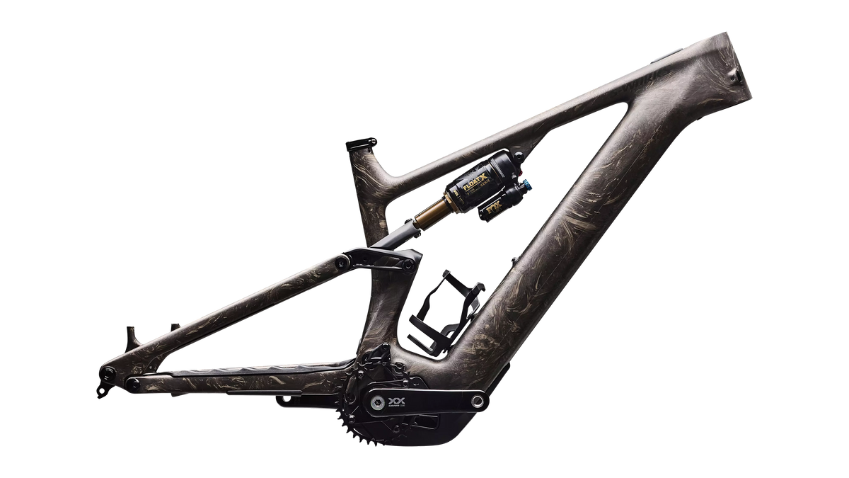S-Works Turbo Levo 4 Frameset - Taupe / Gunmetal Strata / Metallic Obsidian