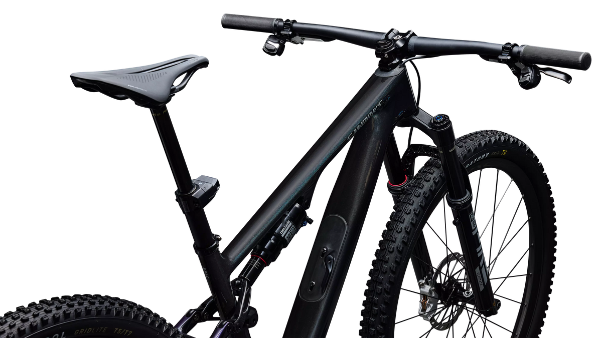 S-Works Epic 8 EVO - SRAM XX SL AXS - Gloss Carbon / Green to Purple Viavi Fade / Brushed Liquid Metal