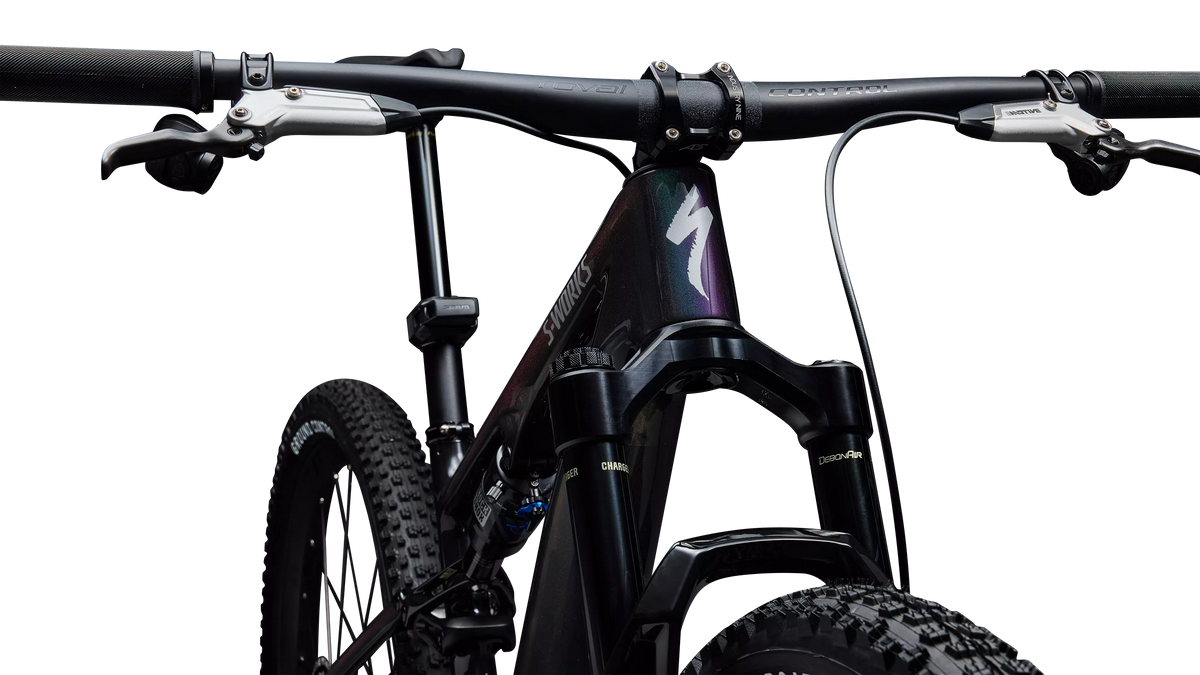 S-Works Epic 8 EVO - SRAM XX SL AXS - Gloss Carbon / Green to Purple Viavi Fade / Brushed Liquid Metal