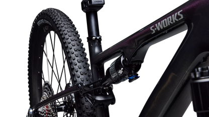 S-Works Epic 8 EVO - SRAM XX SL AXS - Gloss Carbon / Green to Purple Viavi Fade / Brushed Liquid Metal