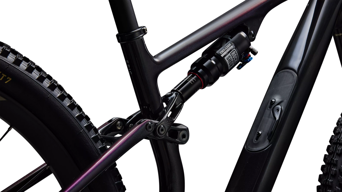 S-Works Epic 8 EVO - SRAM XX SL AXS - Gloss Carbon / Green to Purple Viavi Fade / Brushed Liquid Metal