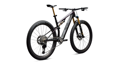 S-Works Epic 8 EVO - Shimano XTR Di2 - Gloss Carbon / Green to Purple Viavi Fade / Brushed Liquid Metal