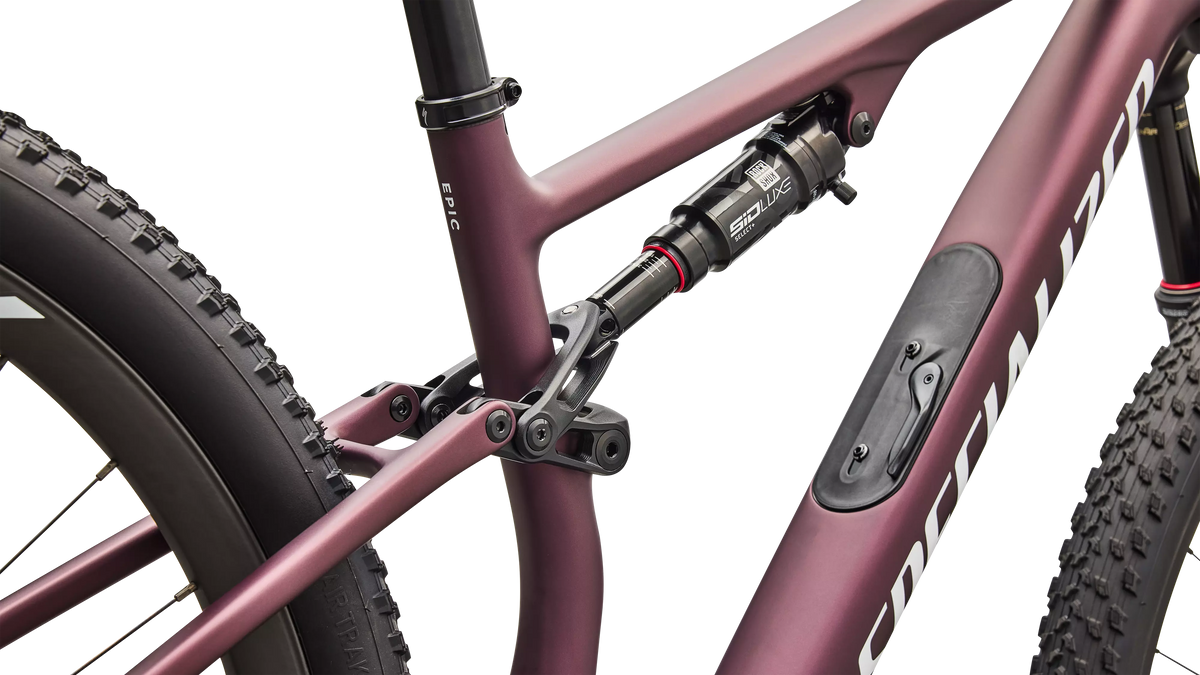 Epic 8 Expert - Shimano XT Di2 - Satin Bordeaux Metallic / White