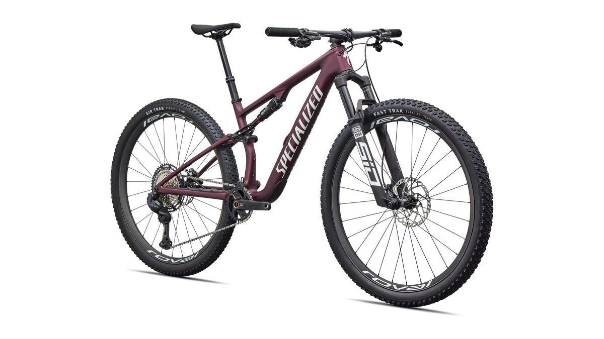 Epic 8 Expert - Shimano XT Di2 - Satin Bordeaux Metallic / White