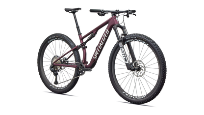 Epic 8 Expert - Shimano XT Di2 - Satin Bordeaux Metallic / White