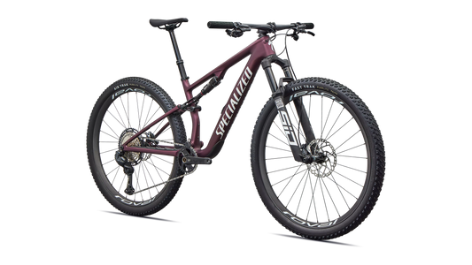 Epic 8 Expert - Shimano XT Di2 - Satin Bordeaux Metallic / White