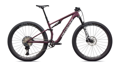 Epic 8 Expert - Shimano XT Di2 - Satin Bordeaux Metallic / White