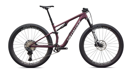 Epic 8 Expert - Shimano XT Di2 - Satin Bordeaux Metallic / White