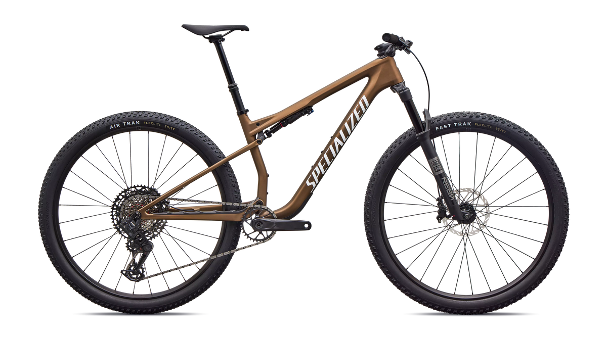 Epic 9 Sport with SRAM S1000, RockShox Reba - Satin Burnt Gold Metallic / Metallic White Silver