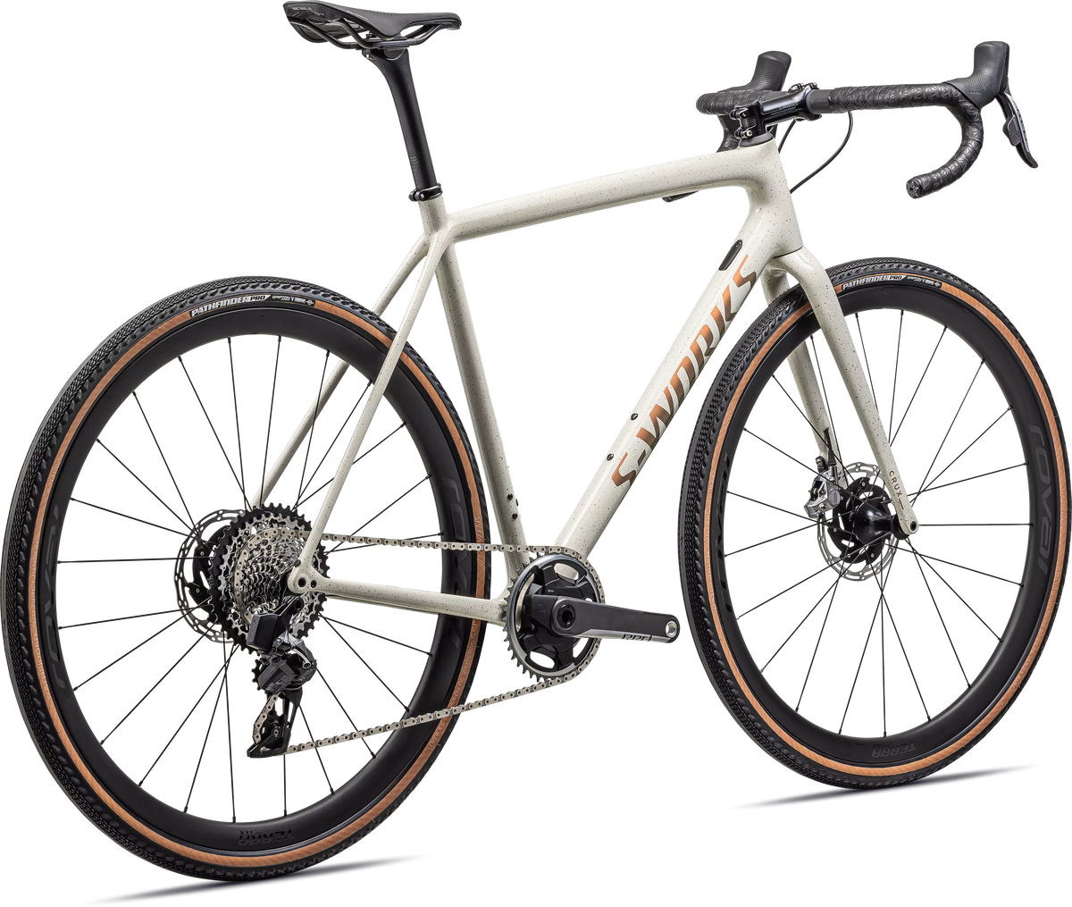 S-Works Crux - Gloss Birch Red Gold Pearl Speckle / Red Gold