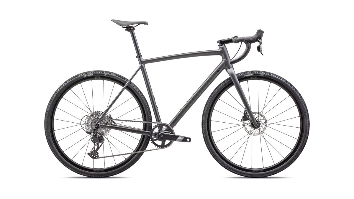 Crux DSW Comp - SRAM Apex XPLR - Satin Smoke / Oak Green