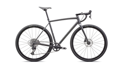 Crux DSW Comp - SRAM Apex XPLR - Satin Smoke / Oak Green