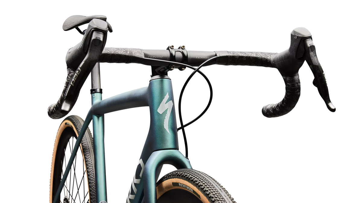 S-Works Crux - SRAM RED XPLR - Premium Fjord / Dolomite Metallic