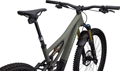 S-Works Stumpjumper LTD - Satin Oak Green / Oak Green Metallic / Gold Ghost Pearl