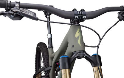 S-Works Stumpjumper LTD - Satin Oak Green / Oak Green Metallic / Gold Ghost Pearl