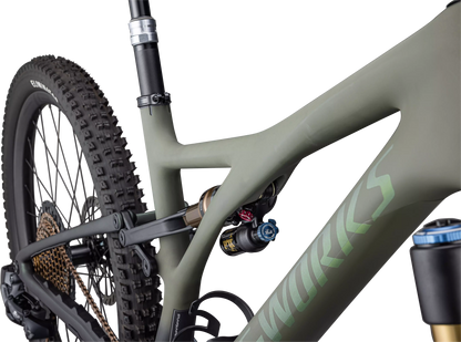 S-Works Stumpjumper LTD - Satin Oak Green / Oak Green Metallic / Gold Ghost Pearl