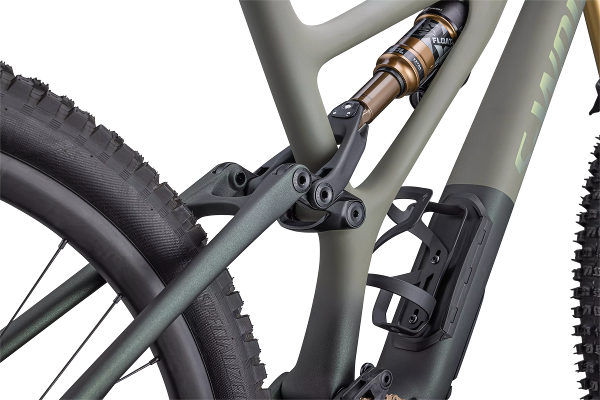S-Works Stumpjumper LTD - Satin Oak Green / Oak Green Metallic / Gold Ghost Pearl
