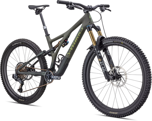 S-Works Stumpjumper LTD - Satin Oak Green / Oak Green Metallic / Gold Ghost Pearl
