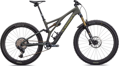 S-Works Stumpjumper LTD - Satin Oak Green / Oak Green Metallic / Gold Ghost Pearl
