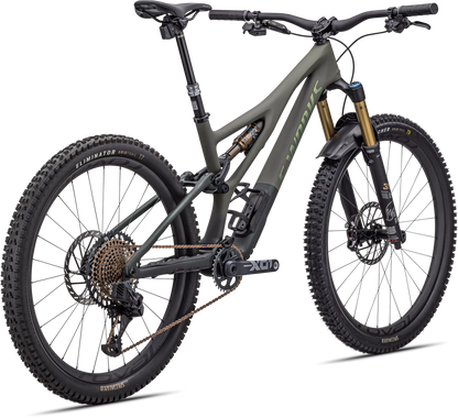 S-Works Stumpjumper LTD - Satin Oak Green / Oak Green Metallic / Gold Ghost Pearl