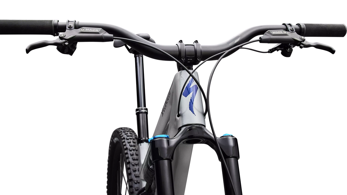 Stumpjumper 15 EVO Comp - Gloss Shadow Silver / Majesty Blue Metallic