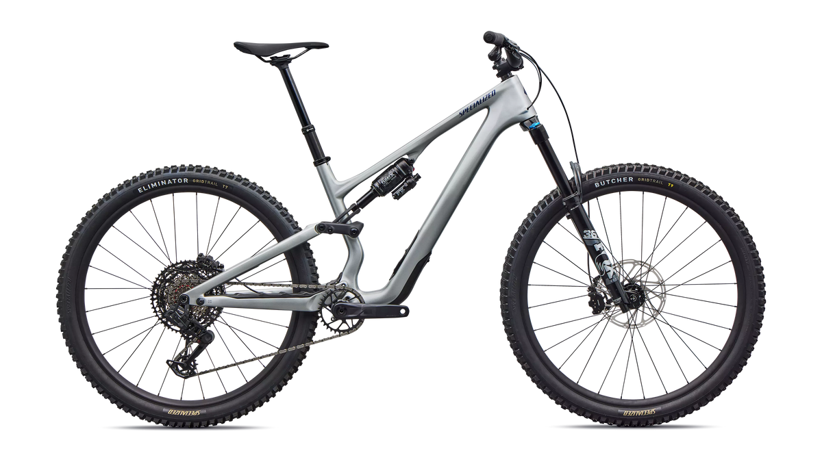 Stumpjumper 15 EVO Comp - Gloss Shadow Silver / Majesty Blue Metallic
