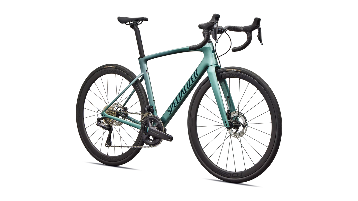 Roubaix SL8 Expert - Shimano Ultegra Di2 - Gloss Fjord Metallic / Pearl / Emerald Metallic